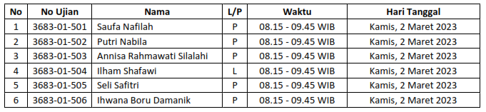 wawancara prestasi kamis 1