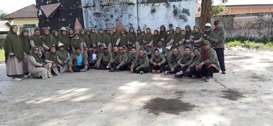 MAN 1 Aceh Tengah Ikut Ramaikan Jalan Santai HAB Ke-74